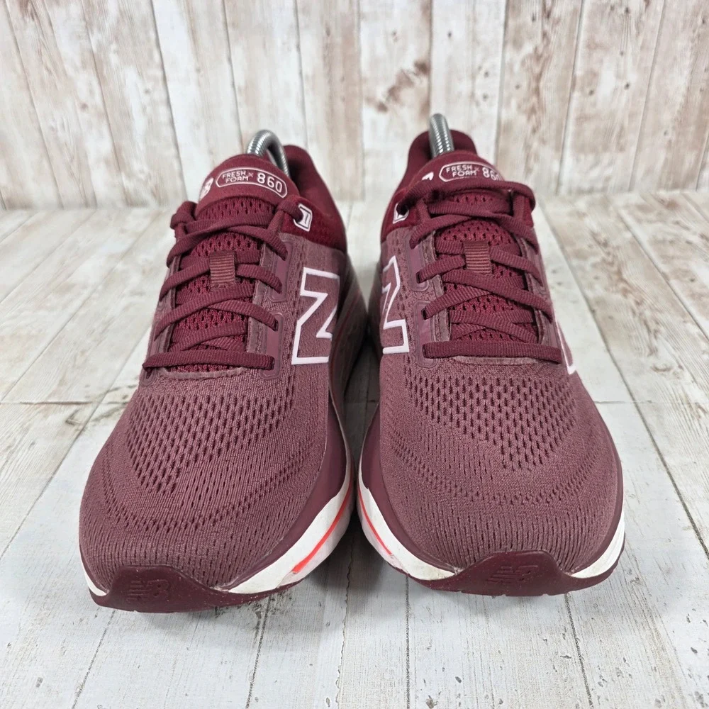 New Balance Fresh Foam X 860v14 Womens 9.5 Burgundy Stability Running W86014F